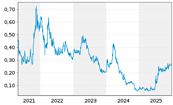 Chart Lithium South Development Corp - 5 Jahre