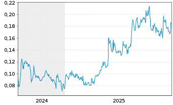 Chart Mogotes Metals Inc. - 5 Jahre