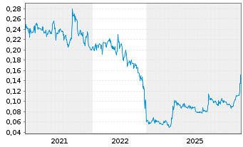 Chart Salazar Resources Ltd. - 5 Jahre