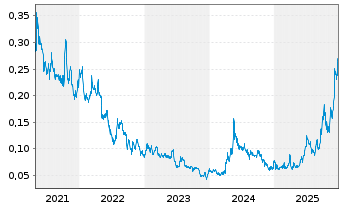 Chart Surge Copper Corp. - 5 Jahre