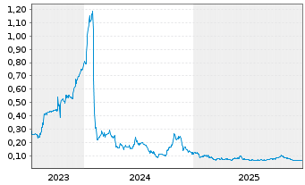 Chart Troy Minerals Inc. - 5 Jahre