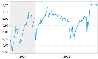 Chart Mini Future Short BayWa - 5 Years
