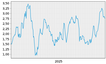 Chart Mini Future Long Volkswagen - 5 Jahre