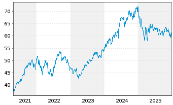 Chart Mor.St.Inv.-Indian Equity Fd - 5 Jahre