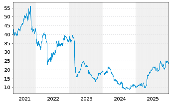 Chart National Vision Holdings Inc. - 5 Jahre