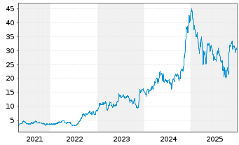 Chart YPF S.A. - 5 Jahre