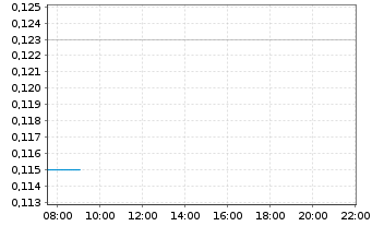 Chart Patagonia Lithium Ltd. - Intraday
