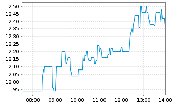 Chart SFC Energy AG - Intraday