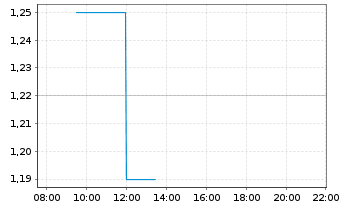 Chart RCM Beteiligungs AG - Intraday