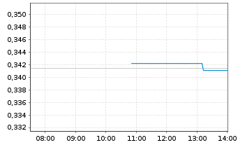 Chart VanEck ETP AG Polygon MVIS - Intraday
