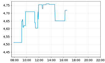 Chart The Platform Group SE&Co.KGaA - Intraday