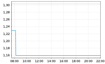 Chart Mini Future Long Volkswagen - Intraday