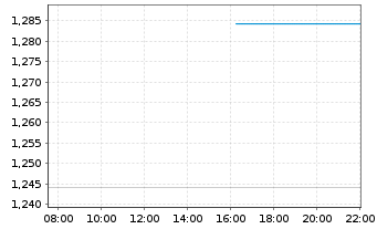 Chart Mini Future Long Micron - Intraday