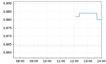 Chart Nueva Expresion Textil S.A. - Intraday