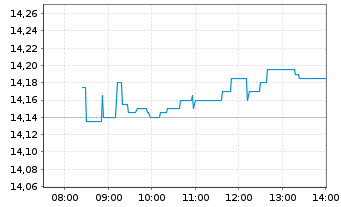 Chart Carrefour S.A. - Intraday