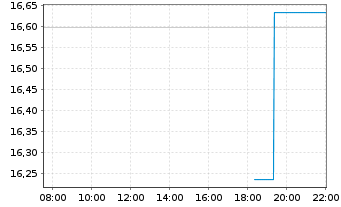 Chart CIRCA5000 ICAV Reg.Shs USD Acc. oN - Intraday
