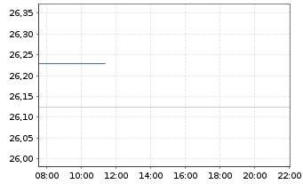 Chart Xtr-MSCI Wld Small Cap ETF - Intraday