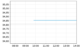 Chart Xtr.(IE)-MSCI USA Financials - Intraday