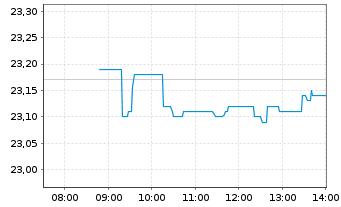 Chart Koninklijke Philips N.V. - Intraday