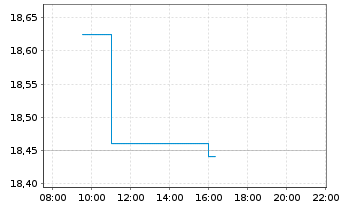 Chart Levi Strauss & Co. - Intraday