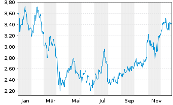 Chart Champion Iron Ltd. - 1 Jahr