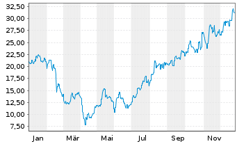 Chart Mineral Resources Ltd. - 1 Jahr