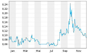 Chart Vital Metals Ltd. - 1 Jahr