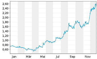 Chart Amex Exploration Inc. - 1 Jahr