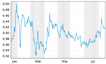 Chart Canadian Copper Inc. - 1 Jahr