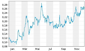 Chart Fitzroy Minerals Inc. - 1 Jahr