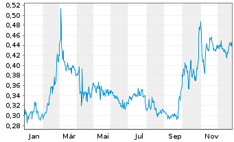 Chart Frontier Lithium Inc. - 1 Jahr
