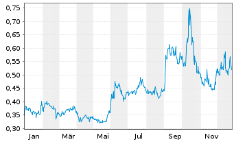 Chart Fury Gold Mines Ltd. - 1 Jahr