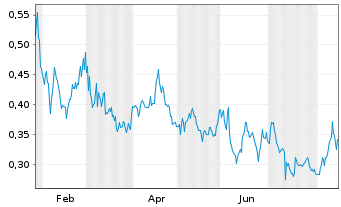 Chart Galway Metals Inc. - 1 Jahr