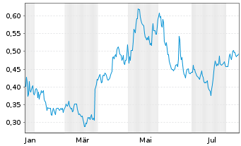Chart Intrepid Metals Corp. - 1 Jahr