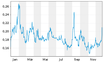 Chart Lion One Metals Ltd. - 1 Jahr