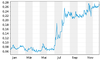 Chart Lithium South Development Corp - 1 Jahr