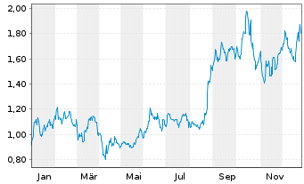 Chart Magna Mining Inc. - 1 Jahr