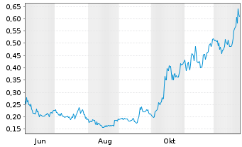 Chart NevGold Corp. Registered Shares  o.N. - 1 Jahr