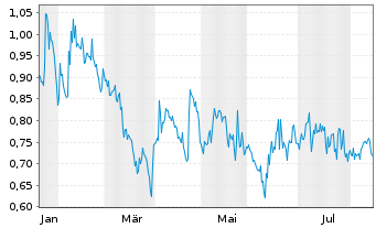 Chart Pacifica Silver Corp. - 1 Jahr
