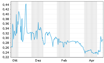 Chart Panther Minerals Inc. - 1 Jahr