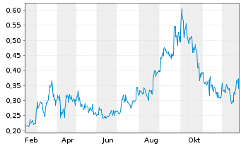 Chart Quimbaya Gold Inc. - 1 Jahr