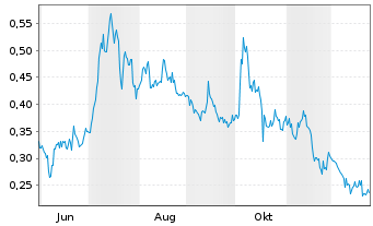 Chart Railtown AI Technologies Inc. Reg. Shares o.N. - 1 Jahr
