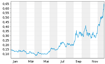 Chart Silver X Mining Corp. - 1 Jahr