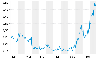 Chart Surge Battery Metals Inc. - 1 Jahr