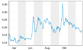 Chart US Critical Metals Corp. - 1 Jahr
