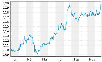Chart China Reinsurance (Group)Corp. - 1 Jahr