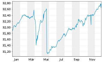 Chart Multirent-INVEST Inhaber-Anteile - 1 Jahr