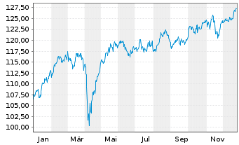 Chart First Private Europa Akt. ULM  Inhaber-Anteile - 1 Jahr