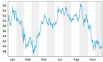 Chart VANECK BITCOIN ETN29 - 1 Jahr