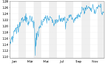 Chart HMT Euro Aktien VolControl Inhaber-Anteile - 1 Jahr